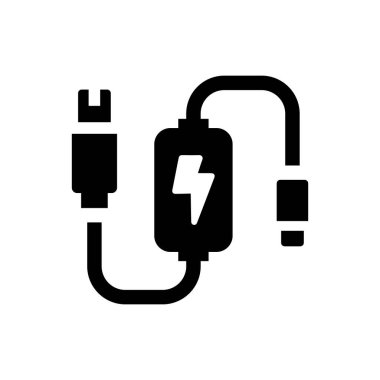 Adaptör simgesi. Vektör EPS dosyası.