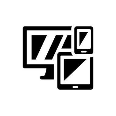 Gadgets simgesi. Vektör EPS dosyası.