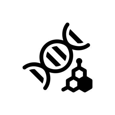 Genetik ikonu. Vektör EPS dosyası.