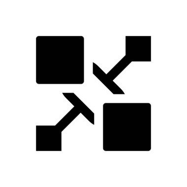 Blockchain simgesi. Vektör EPS dosyası.