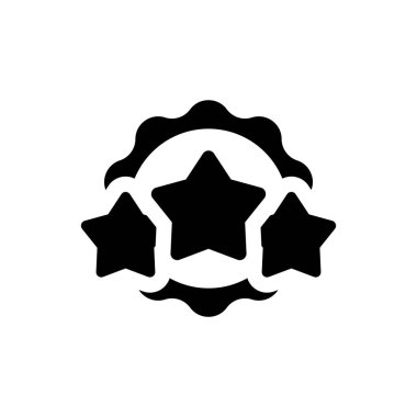 Ödül yıldızı ikonu. Vektör EPS dosyası.