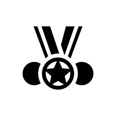 Madalya ikonu. Vektör EPS dosyası.