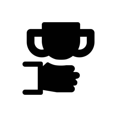 Kupa ikonu. Vektör EPS dosyası.