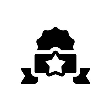 Kazanan rozet ikonu. Vektör EPS dosyası.