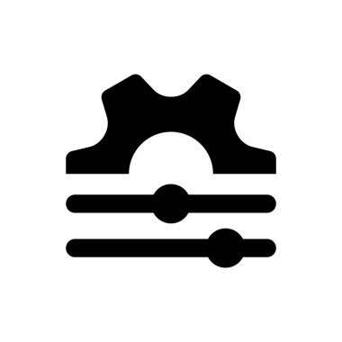 Simge ayarlanıyor. Vektör EPS dosyası.