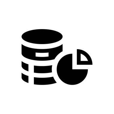 Veri görselleştirme simgesi. Vektör EPS dosyası.