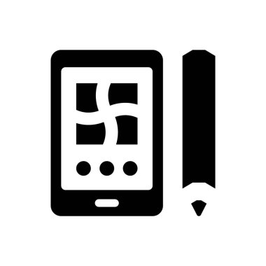 Mobil uygulama tasarım simgesi. Vektör EPS dosyası.