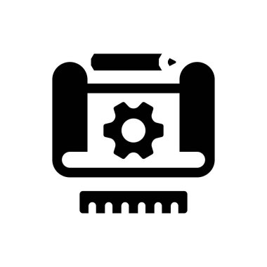 Taslak simgesi. Vektör EPS dosyası.