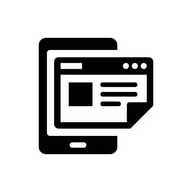 Tasarım düzeni simgesi. Vektör EPS dosyası.