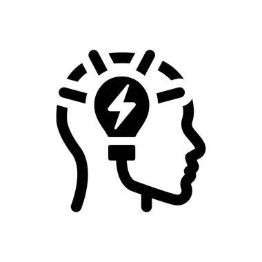 Yaratıcı fikir ikonu. Vektör EPS dosyası.