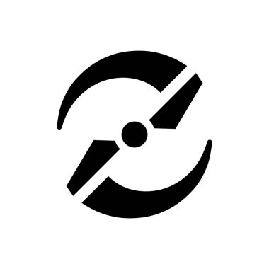 Drone pervane simgesi. Vektör EPS dosyası.