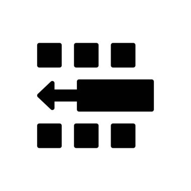 Satır simgesi ekle. Vektör EPS dosyası.