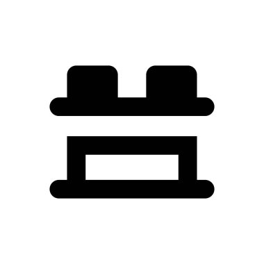 Hizalama simgesini dağıt. Vektör EPS dosyası.