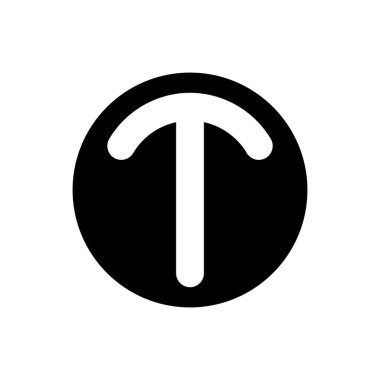 Alan metin aracı simgesi. Vektör EPS dosyası.