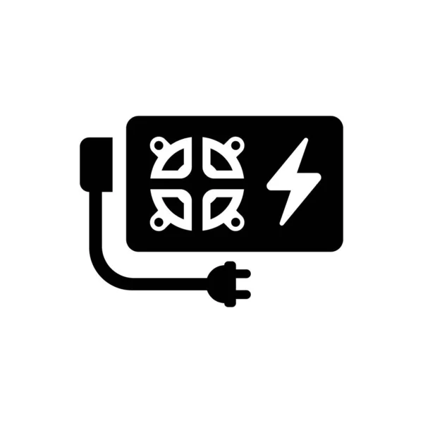 Power Supply Icon Vector Eps File — Stock Vector