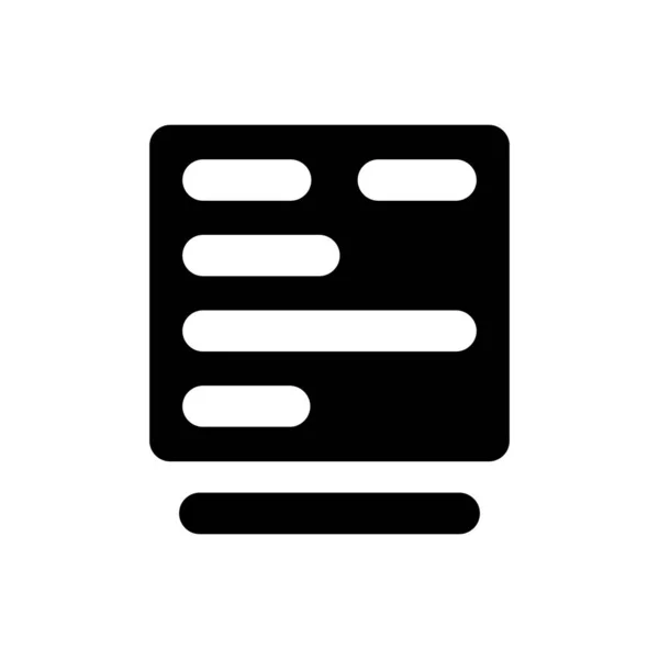 Aligner Icône Gauche Texte Fichier Vectoriel Eps — Image vectorielle