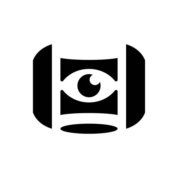 Значок Глаза Виртуальной Реальности Векторный Файл Eps — стоковый вектор