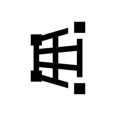 Beyaz arkaplanda ağ aracı simgesi