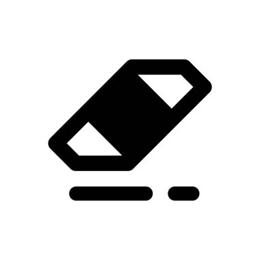 Beyaz arkaplanda silme simgesi