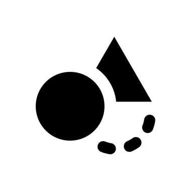 Beyaz arkaplanda nesne simgesi