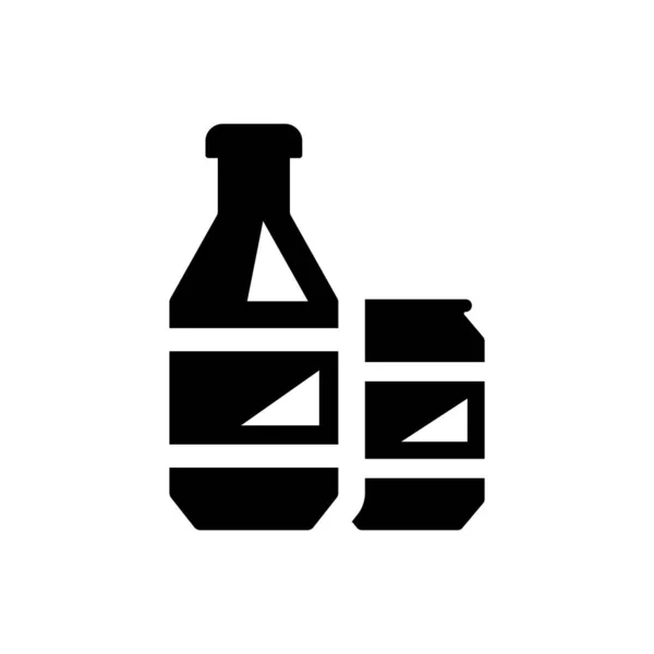 Getränke Symbol Auf Weißem Hintergrund — Stockvektor