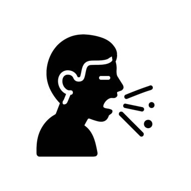 Hasta Öksüren Virüs Simgeyi Beyaz Arkaplanda Ayırdı