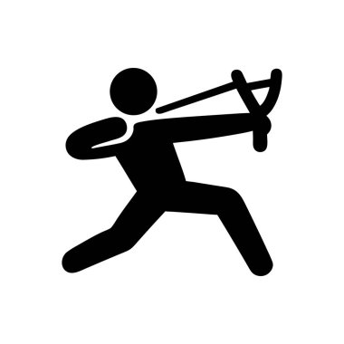 Sapan Saldırısı ve Vandalizm Simgesi Beyaz Arkaplanda İzole Edildi