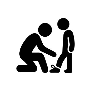 Hasta Kılavuzu ve Büyüme Simgesi Beyaz Arkaplanda İzole Edildi