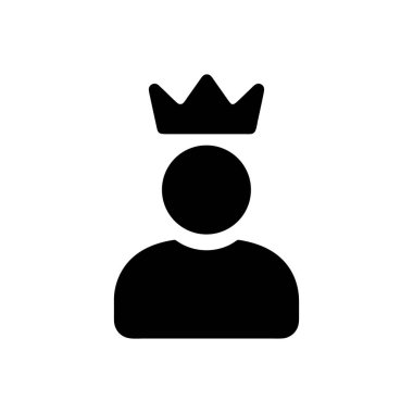 Özsaygı ve Liderlik Gurur Simgesi Beyaz Arkaplanda İzole Edildi