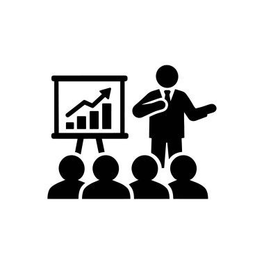 Dominant Kurumsal Liderlik Simgesi Beyaz Arkaplanda İzole Edildi