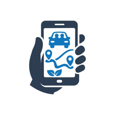 Sürdürülebilir Paylaşılabilirlik Simgesi Beyaz Arkaplanda İzole Edildi