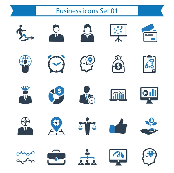 Business icons 01 — Stock Vector