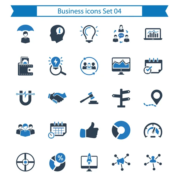 İş Icons set - 04 — Stok Vektör