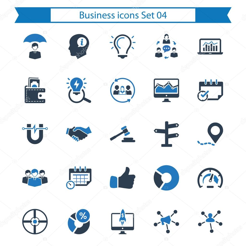 Business icons set - 04