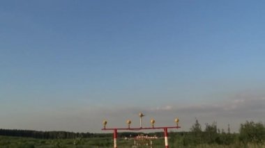 Güzel iniş uçak, uçak, gökyüzü, Rusya, Moskova Sheremetyevo Uluslararası Havaalanı