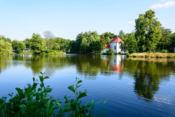 Church on the water in Zwierzyniec