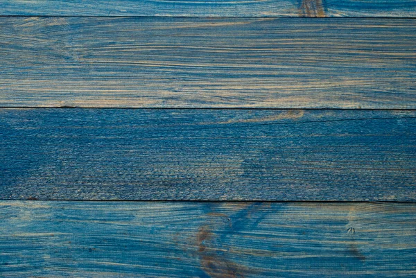 Tavole di legno blu — Foto Stock