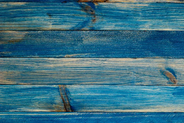 Tavole di legno blu — Foto Stock