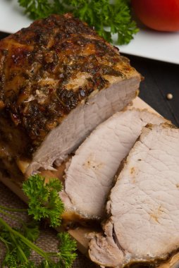 kavrulmuş domuz eti