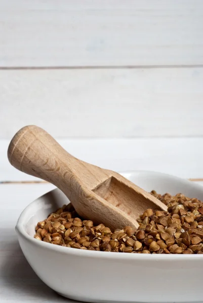 Buckwheat groats — Stok Foto