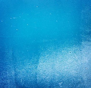 Eski illüstrasyon mavi boyalı duvar