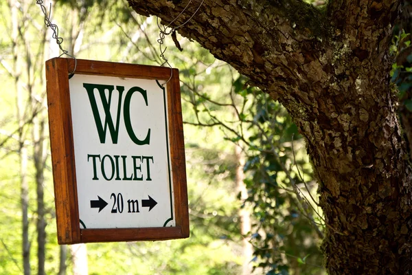 WC sign — Stock Photo, Image