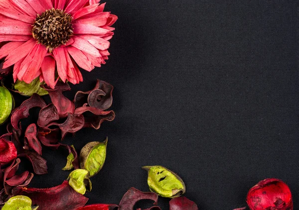 Potpourri, szárított virágok — Stock Fotó