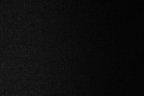 Black cotton texture — Stock Photo, Image