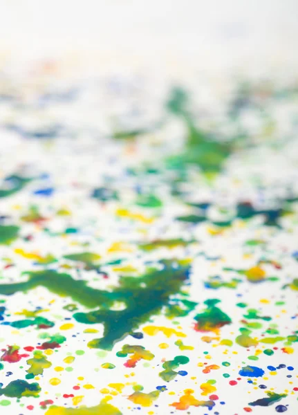 Абстрактная акварельная живопись - поверхностная глубина резкости — стоковое фото