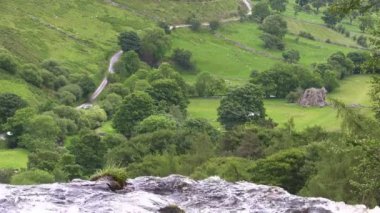 Pistyll Rhaeadr şelale, Powys, Galler