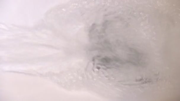 Uma sanita a ser lavada — Vídeo de Stock