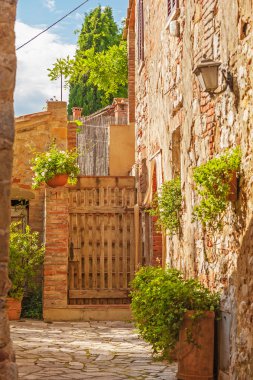 Ortaçağ tarihi kent Toskana, İtalya