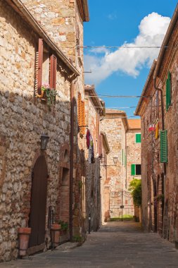 Ortaçağ tarihi kent Toskana, İtalya