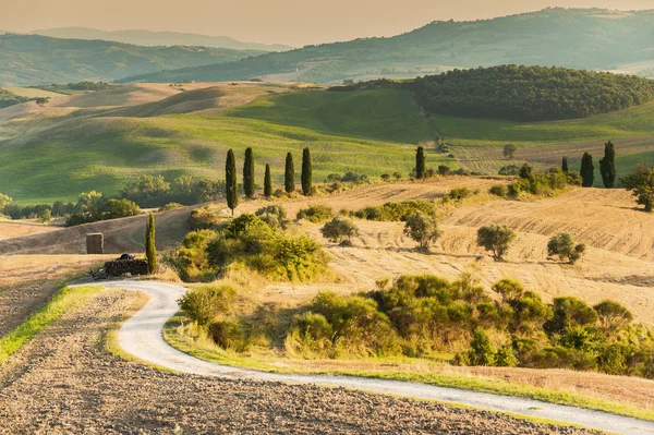 Indah dan penuh ketenangan lanskap Tuscany, Italia — Stok Foto